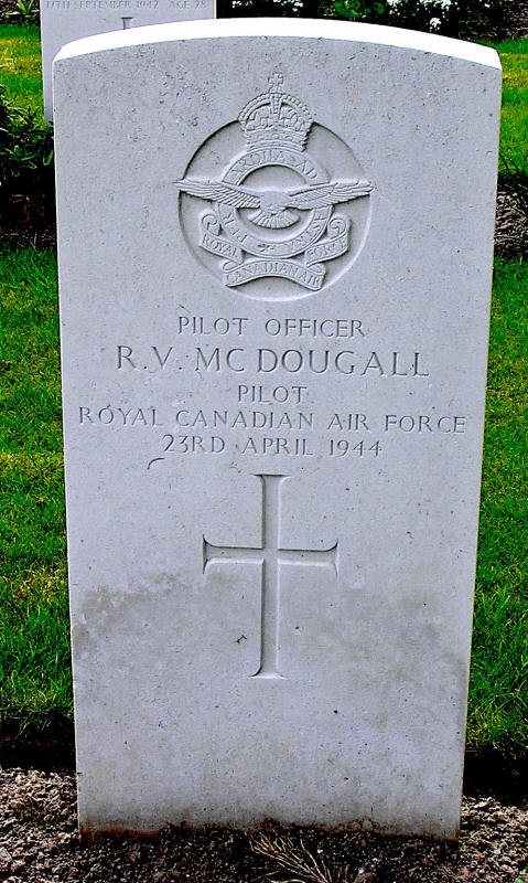 P/O Ronald Victor McDougall<br/><br /><br />died April 23rd, 1944